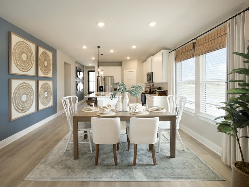 Furnished interior in a model home at Stetson Ridge in Marion (Image 4).