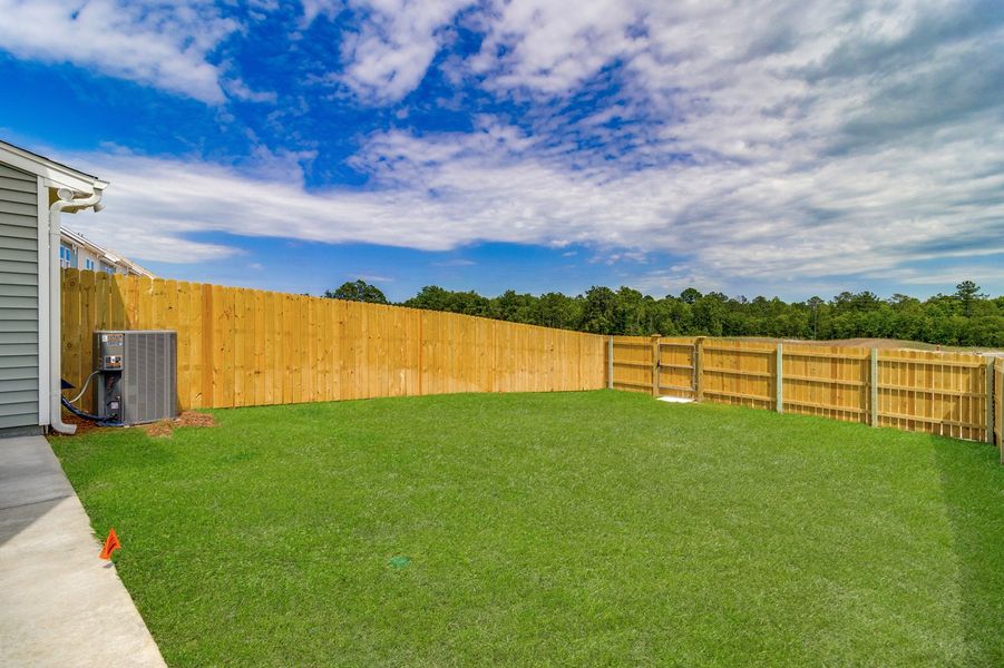 Fenced-In Back Yards