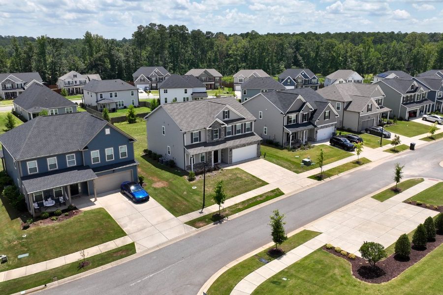 Aerial view of the Tillery Park community in Grovetown, GA, showing layout and nearby surroundings (Image 13).