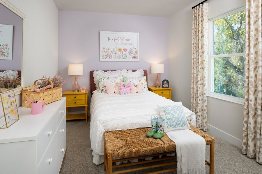 Furnished interior in a model home at Persimmon Place – Garden Series in Wesley Chapel (Image 23).