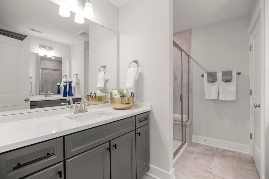 Furnished interior in a model home at Harbor Crossing in Greensboro (Image 21). Furnished interior in a model home at Harbor Crossing in Greensboro (Image 21).