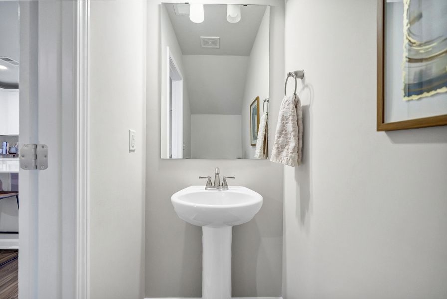 Furnished interior in a model home at Village at Boulware in Lugoff (Image 16).