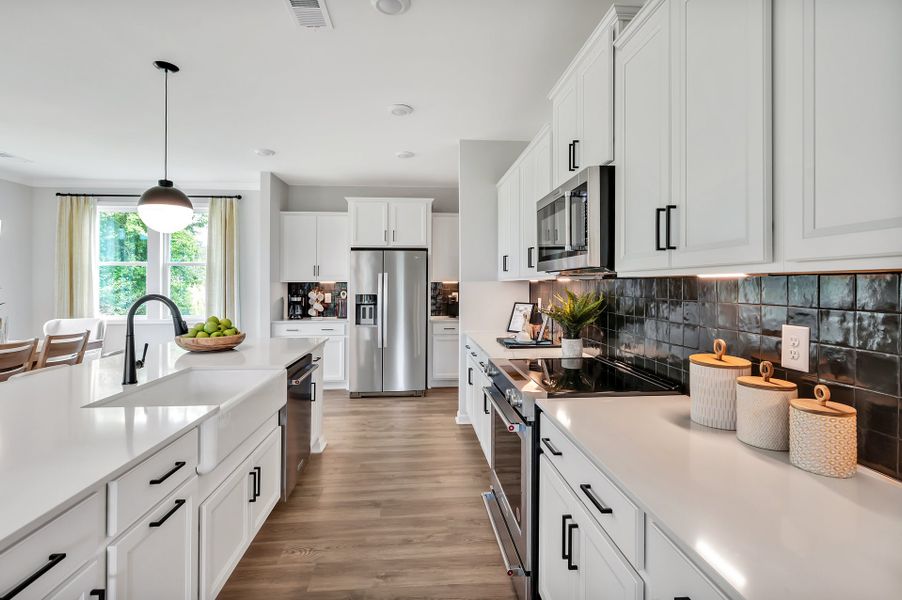 Furnished interior in a model home at Sandy Springs in Aberdeen (Image 6).
