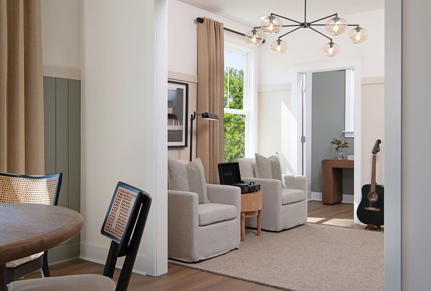 Furnished interior in a model home at Bradshaw Farms Reserve in Mount Juliet (Image 4).