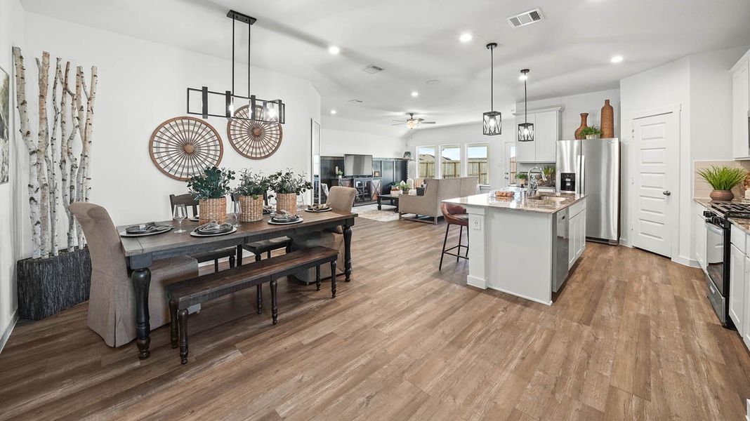 Furnished interior in a model home at Westland Ranch 50' Homesites in League City (Image 11). Furnished interior in a model home at Westland Ranch 50' Homesites in League City (Image 11).