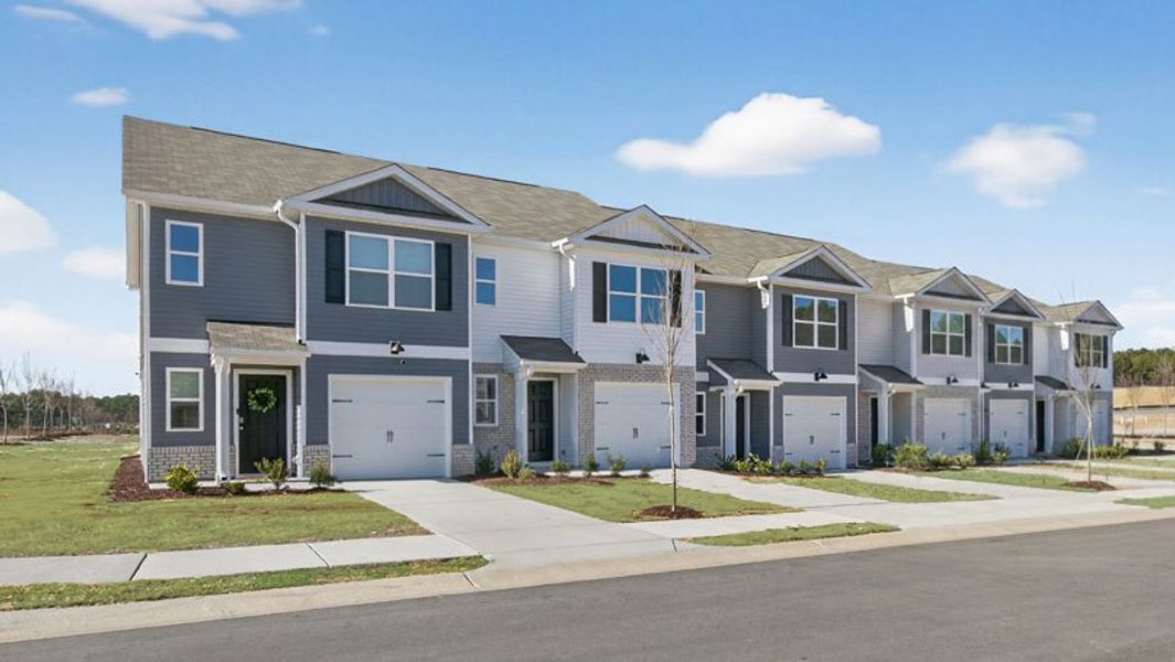 Front exterior of a home in the The Townes at Martin Farms community, located in Aberdeen, NC (Image 3).