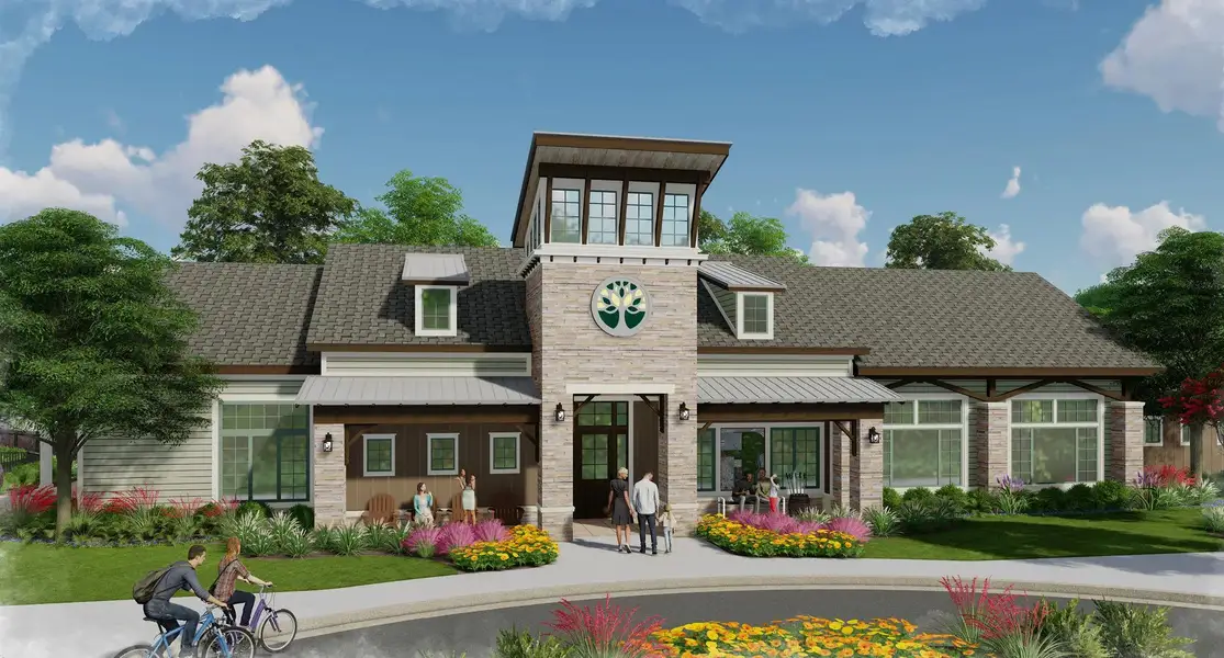 Clubhouse Rendering at Hyland Trail Clubhouse Rendering at Hyland Trail