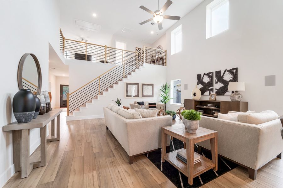 Furnished interior in a model home at Glen Oaks in Magnolia (Image 7). Furnished interior in a model home at Glen Oaks in Magnolia (Image 7).