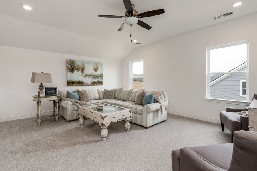 Furnished interior in a model home at Thomas Downs in Thompson's Station (Image 7).