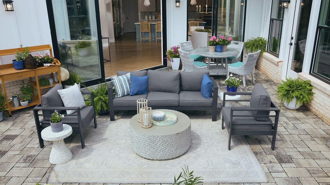 Exterior details of a home in The Courtyards at Post Road, Cumming (Image 9).