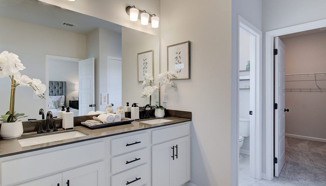 Furnished interior in a model home at Millstone at Mundy Mill in Gainesville (Image 21). Furnished interior in a model home at Millstone at Mundy Mill in Gainesville (Image 21).