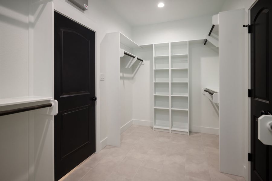 Furnished interior in a model home at Greens Prairie Reserve in College Station (Image 25).