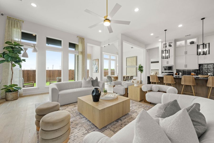 Furnished interior in a model home at Somerset in Mansfield (Image 6). Furnished interior in a model home at Somerset in Mansfield (Image 6).