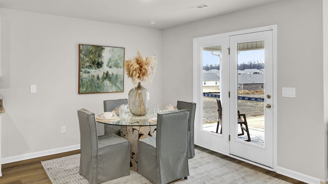 Furnished interior in a model home at Bailey Park in Fayetteville (Image 16). Furnished interior in a model home at Bailey Park in Fayetteville (Image 16).