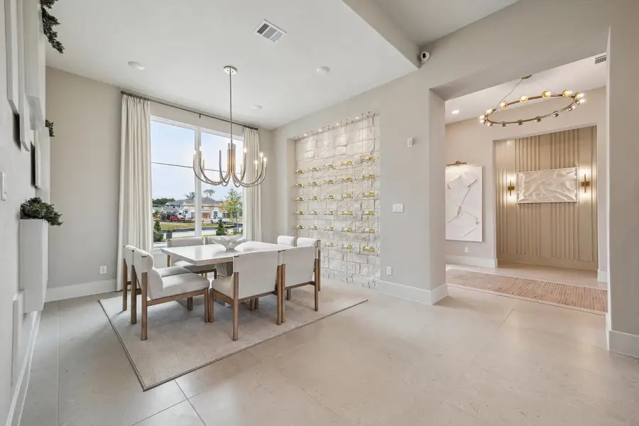 Furnished interior in a model home at ARTAVIA® - 65' Art Collection in Conroe (Image 3).