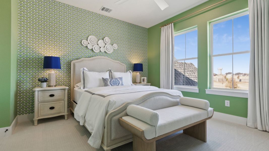 Furnished interior in a model home at Painted Tree 50' Series in McKinney (Image 46). Furnished interior in a model home at Painted Tree 50' Series in McKinney (Image 46).