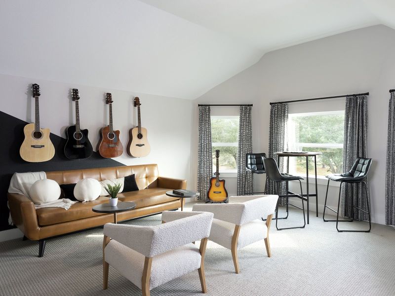Furnished interior in a model home at Massey Oaks - Estate Series in Pearland (Image 15). Furnished interior in a model home at Massey Oaks - Estate Series in Pearland (Image 15).