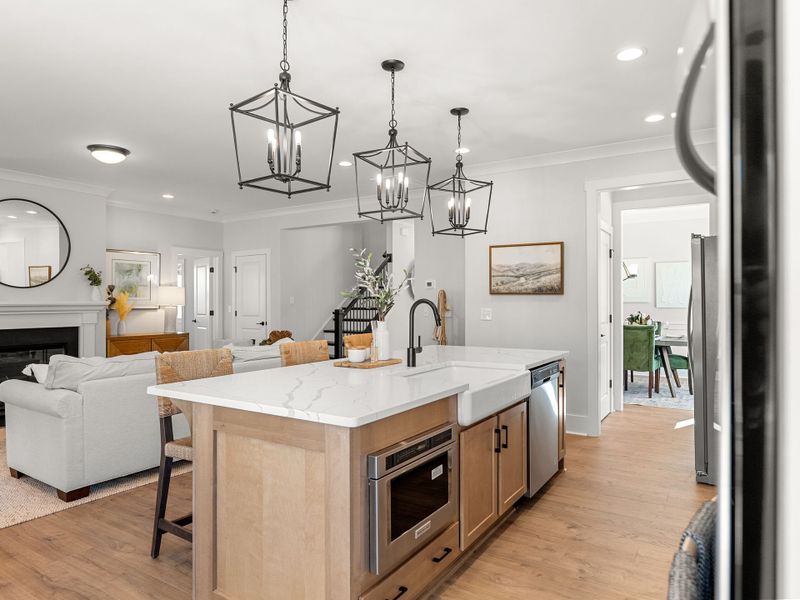 Furnished interior in a model home at Tillery Tradition in Mount Gilead (Image 5).