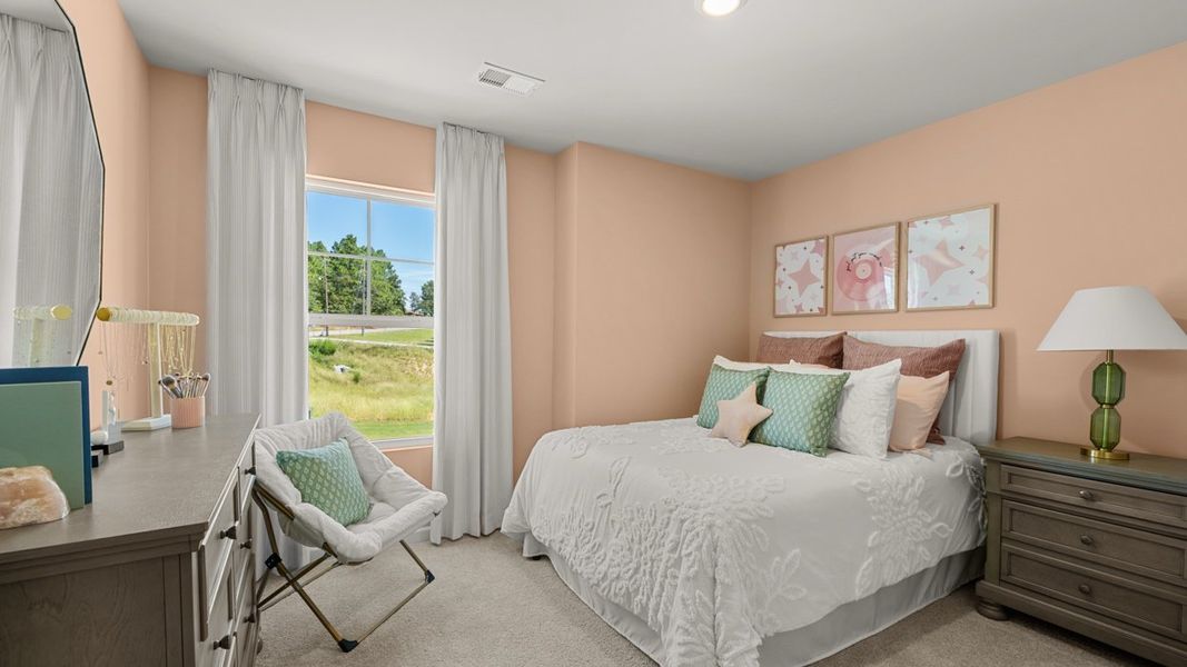 Furnished interior in a model home at Rushing Waters Townhomes in North Augusta (Image 11).