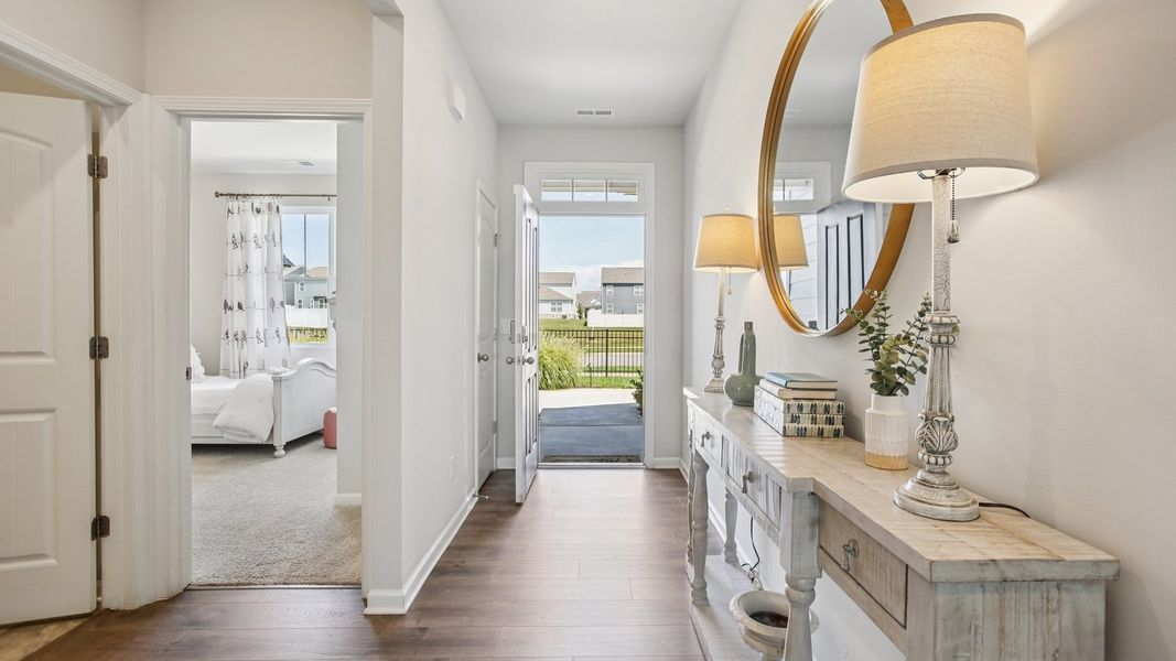 Furnished interior in a model home at The Parks in White House (Image 13). Furnished interior in a model home at The Parks in White House (Image 13).