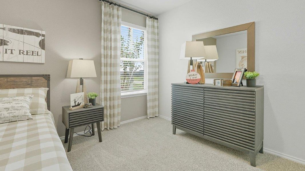 Furnished interior in a model home at Mesa Ridge in Temple (Image 32).