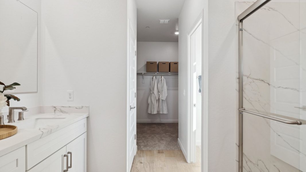 Furnished interior in a model home at The Buttes at Mystic in Peoria (Image 27). Furnished interior in a model home at The Buttes at Mystic in Peoria (Image 27).