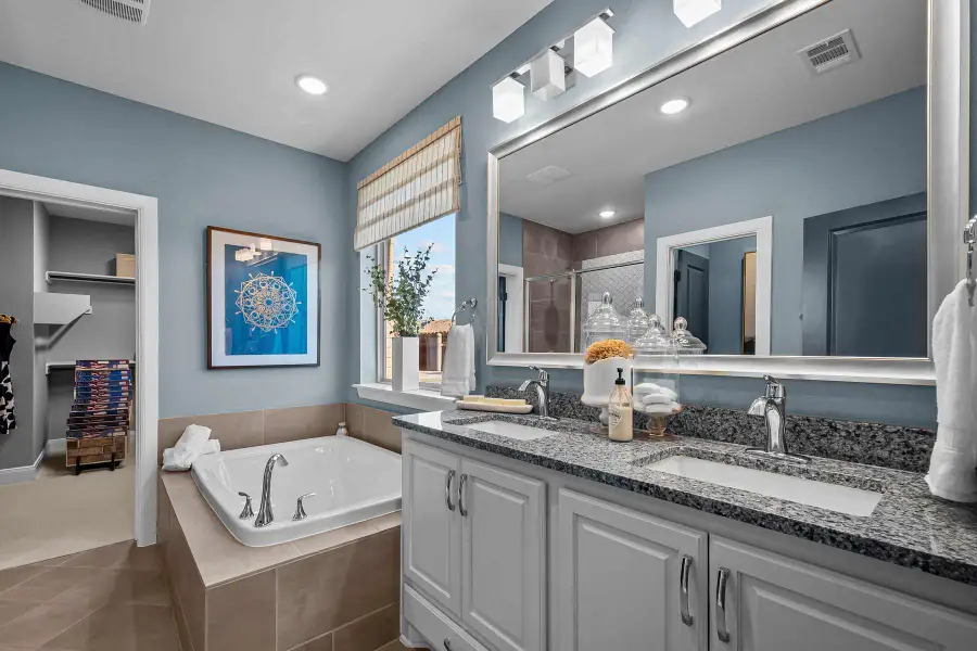 Furnished interior in a model home at Lakes of River Trails in Richland Hills (Image 6). Furnished interior in a model home at Lakes of River Trails in Richland Hills (Image 6).