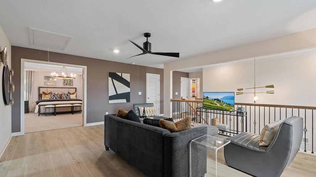 Furnished interior in a model home at Copperfield in Locust Grove (Image 12). Furnished interior in a model home at Copperfield in Locust Grove (Image 12).