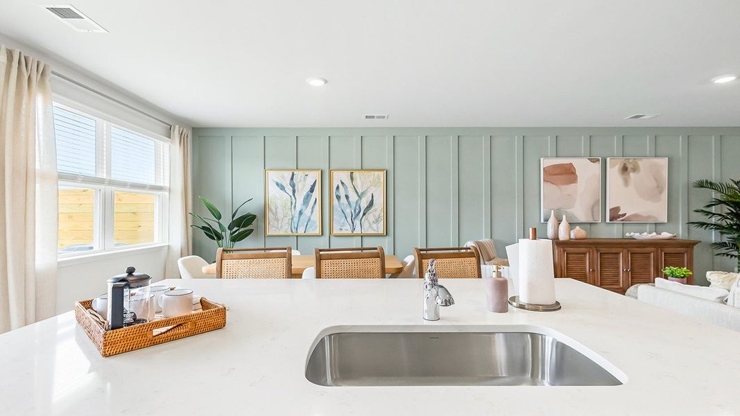 Furnished interior in a model home at Marion Village in Santee (Image 10).