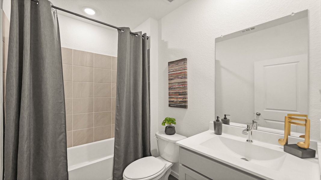 Furnished interior in a model home at Medina in Dayton (Image 21).