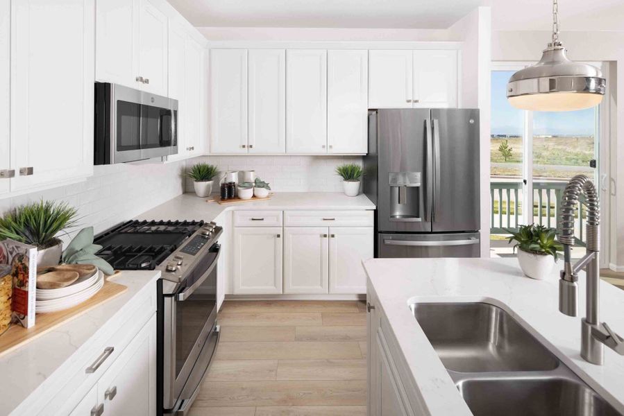 Furnished interior in a model home at Woodrose at Painted Prairie in Aurora (Image 14). Furnished interior in a model home at Woodrose at Painted Prairie in Aurora (Image 14).