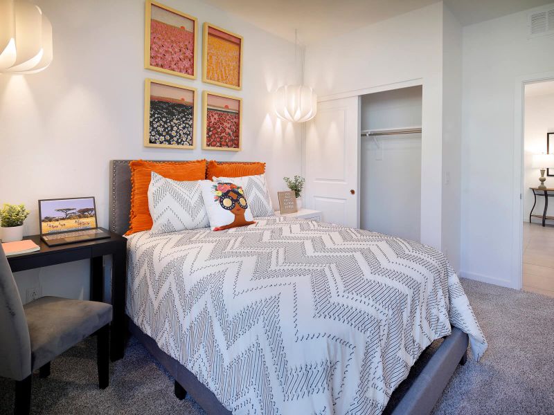 Furnished interior in a model home at Bella Vista Farms Estate Series in Queen Creek (Image 18). Furnished interior in a model home at Bella Vista Farms Estate Series in Queen Creek (Image 18).