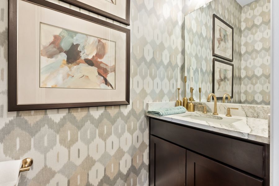 Furnished interior in a model home at Calhoun Acres in Azle (Image 23).