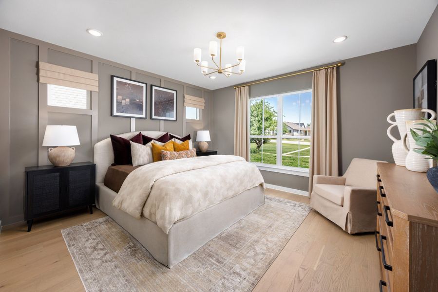 Furnished interior in a model home at Pecan Square in Northlake (Image 44). Furnished interior in a model home at Pecan Square in Northlake (Image 44).