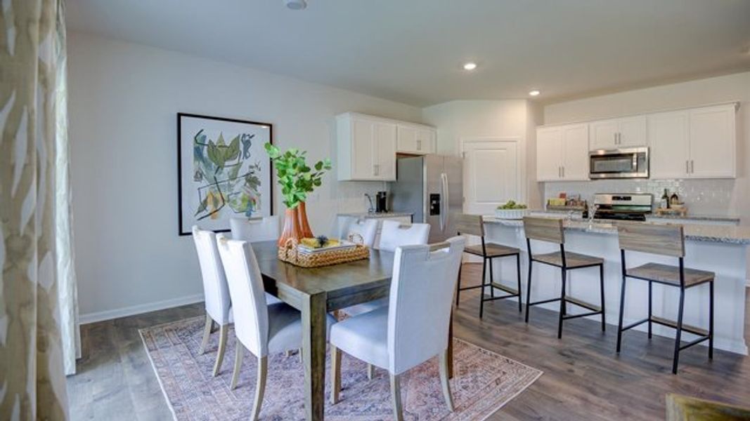 Furnished interior in a model home at Quarry Hills - D.R. Horton in Graham (Image 16). Furnished interior in a model home at Quarry Hills - D.R. Horton in Graham (Image 16).