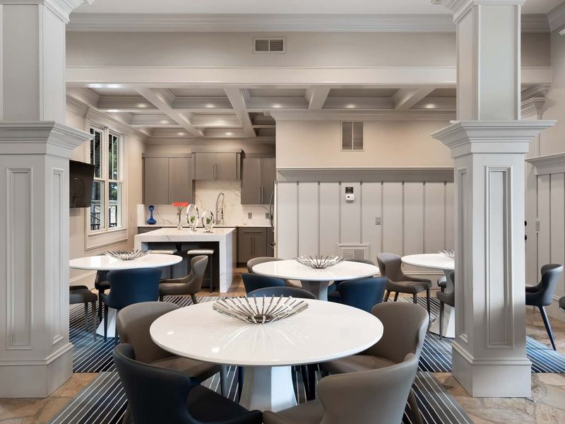 Furnished interior in a model home at The Village at Towne Lake in Woodstock (Image 26).