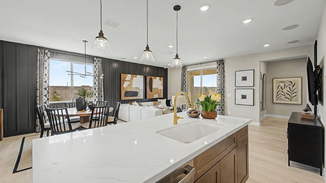 Furnished interior in a model home at Magma Ranch in Florence (Image 8). Furnished interior in a model home at Magma Ranch in Florence (Image 8).