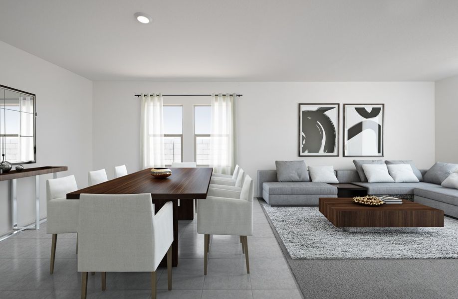 Furnished interior in a model home at Magma Ranch Vistas in Florence (Image 6).