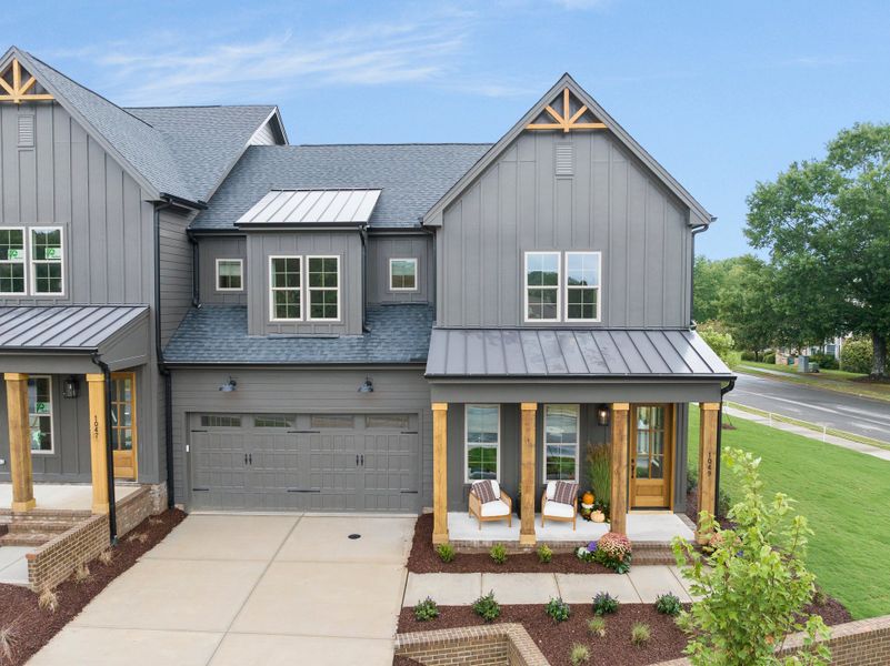 Front exterior of a home in the Bronze Leaf at Croasdaile Farm community, located in Durham, NC (Image 2). Front exterior of a home in the Bronze Leaf at Croasdaile Farm community, located in Durham, NC (Image 2).