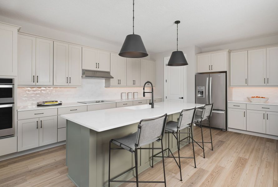 Furnished interior in a model home at Sunbrooke in St. Cloud (Image 7). Furnished interior in a model home at Sunbrooke in St. Cloud (Image 7).