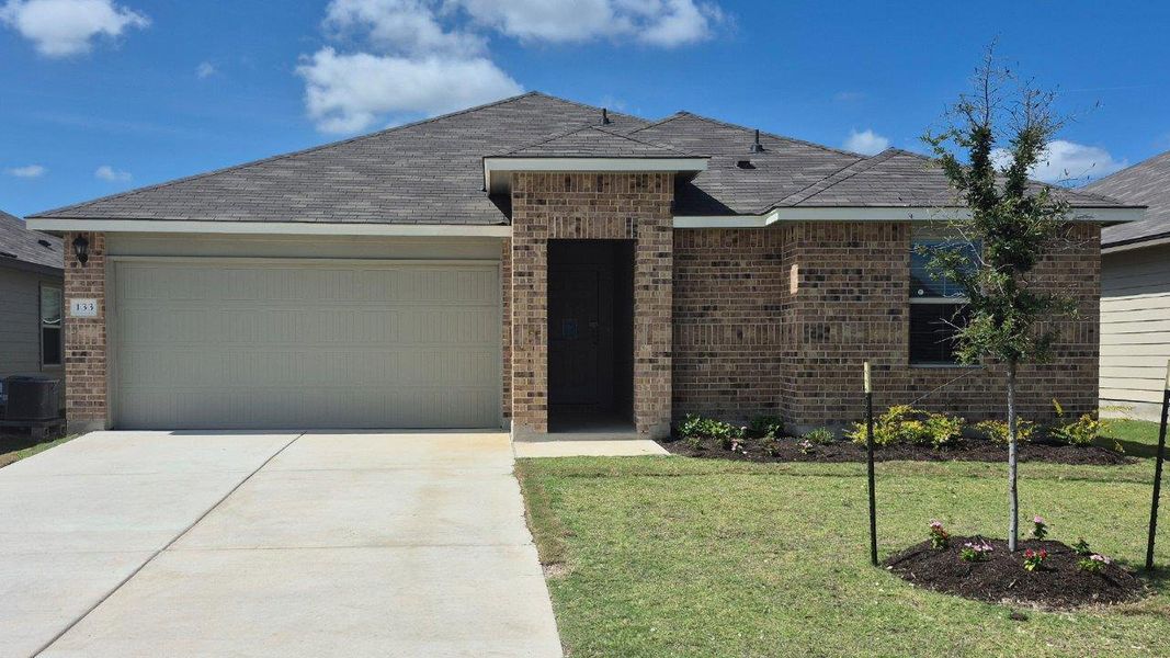 Front exterior of a home in the The Villages at Schwertner Ranch community, located in Jarrell, TX (Image 3).