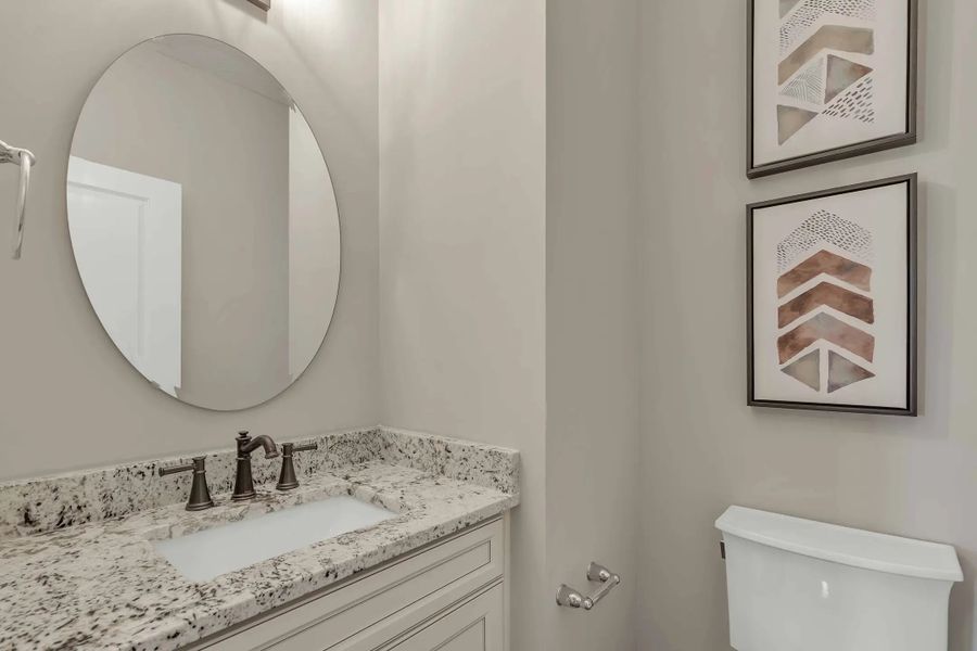 Furnished interior in a model home at Wilford Preserve 50' in Orange Park (Image 13).