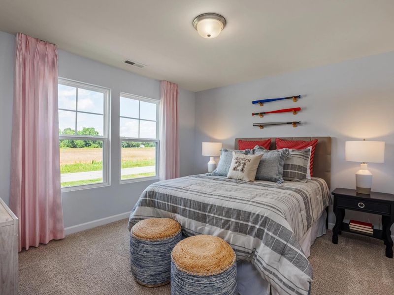 Furnished interior in a model home at Retreat at North Main in Lillington (Image 20). Furnished interior in a model home at Retreat at North Main in Lillington (Image 20).