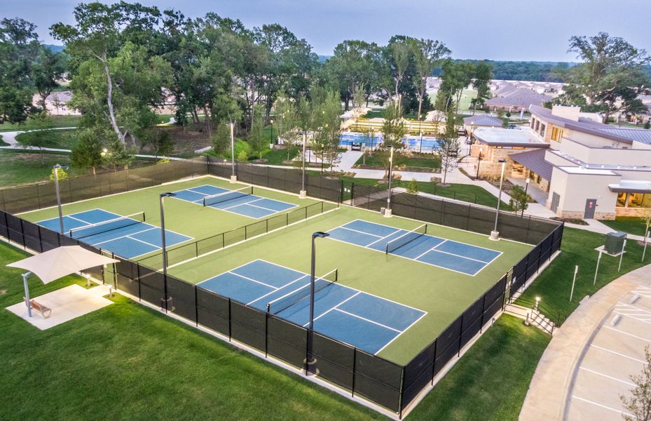 Recreational courts and pool