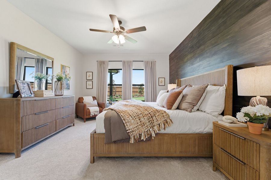 Furnished interior in a model home at Heartland in Heartland (Image 38).