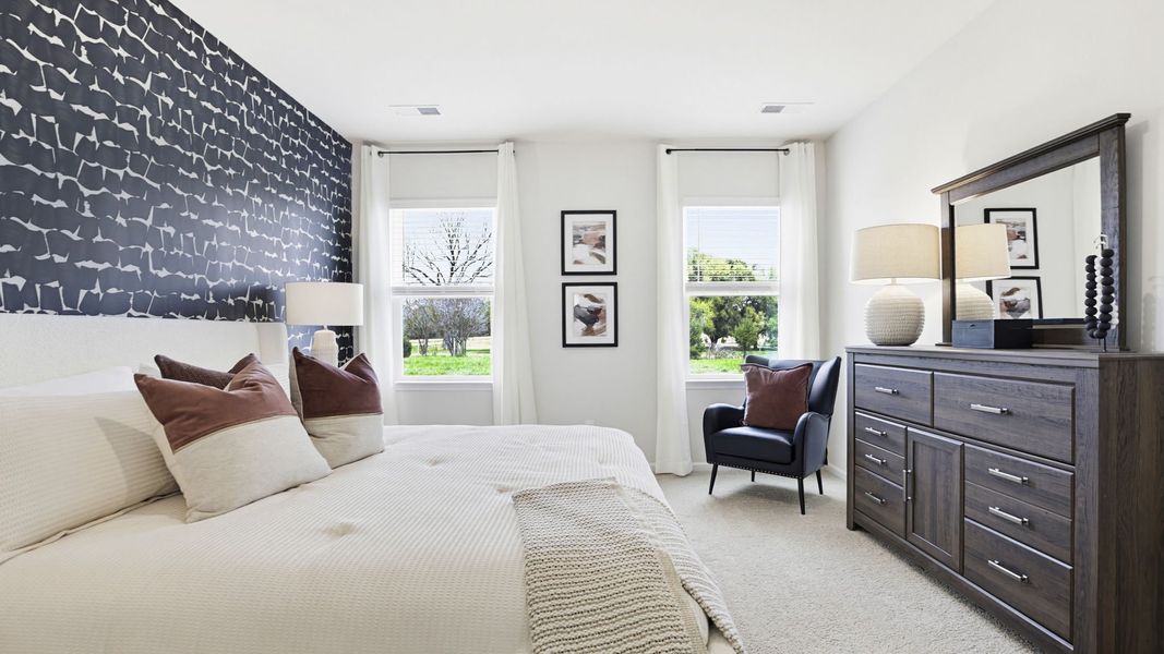 Furnished interior in a model home at Foxbank in Gray Court (Image 32).