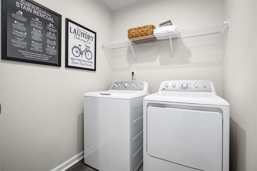 Furnished interior in a model home at Meadows Edge Townhomes in Conway (Image 7).