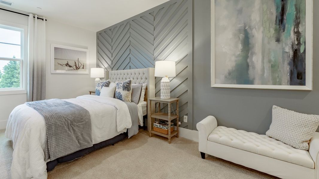 Furnished interior in a model home at The Village at Sandy Plains in Marietta (Image 36).