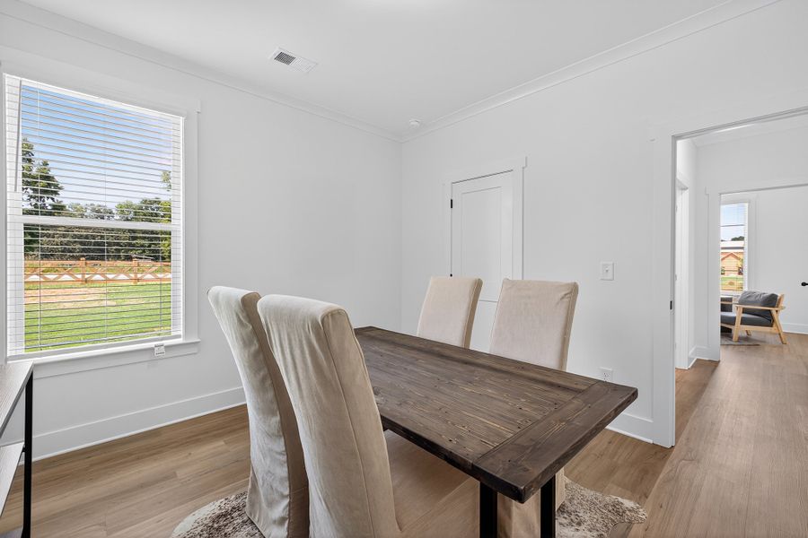 Furnished interior in a model home at Cotton Creek in Good Hope (Image 16).