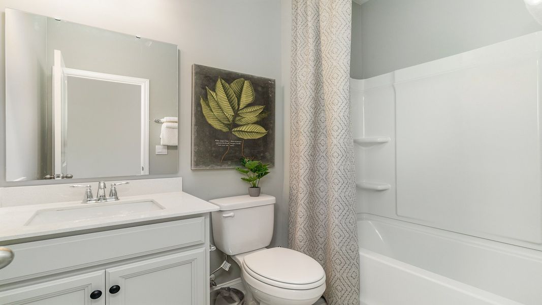 Furnished interior in a model home at Livingston Woods in Irmo (Image 23).